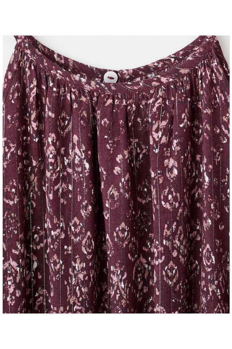 Metallic Cold Shoulder Long Sleeve Dress, Alternate, color, MAROON