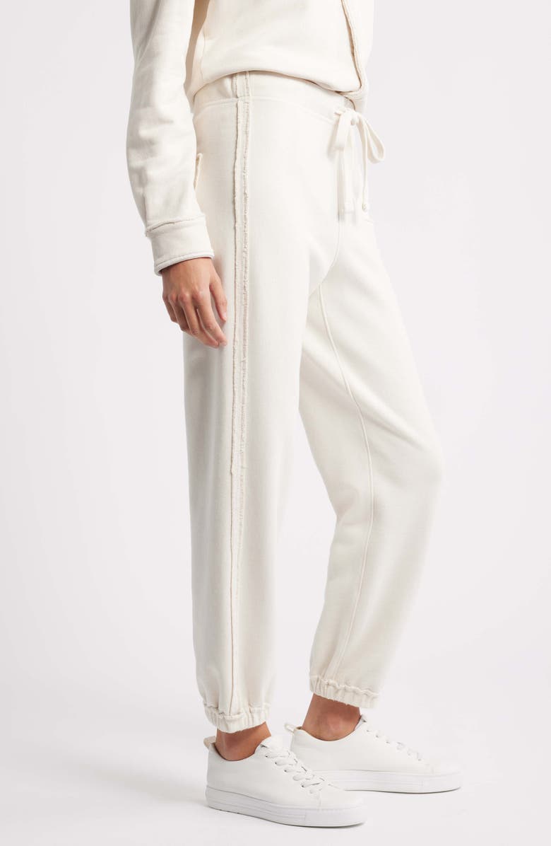 Frank & Eileen Sophie Cotton Joggers, Alternate, color, Vintage White