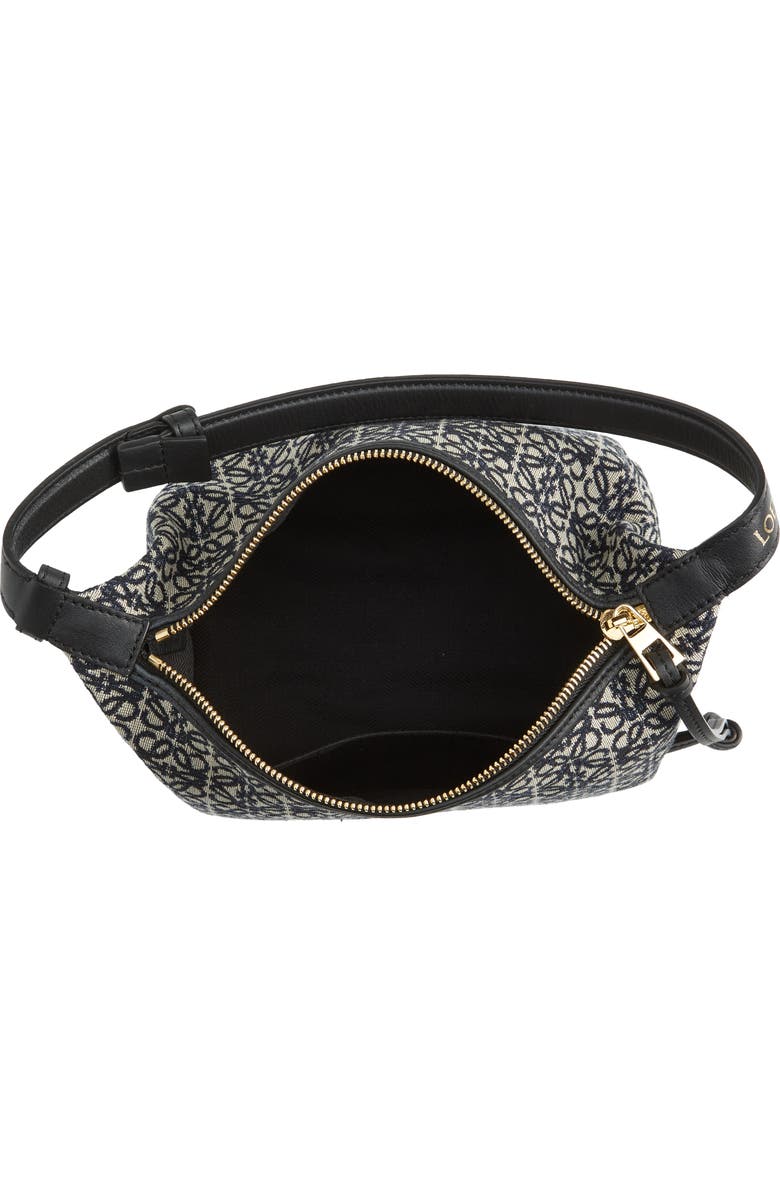 Loewe Small Cubi Anagram Canvas Hobo, Alternate, color,