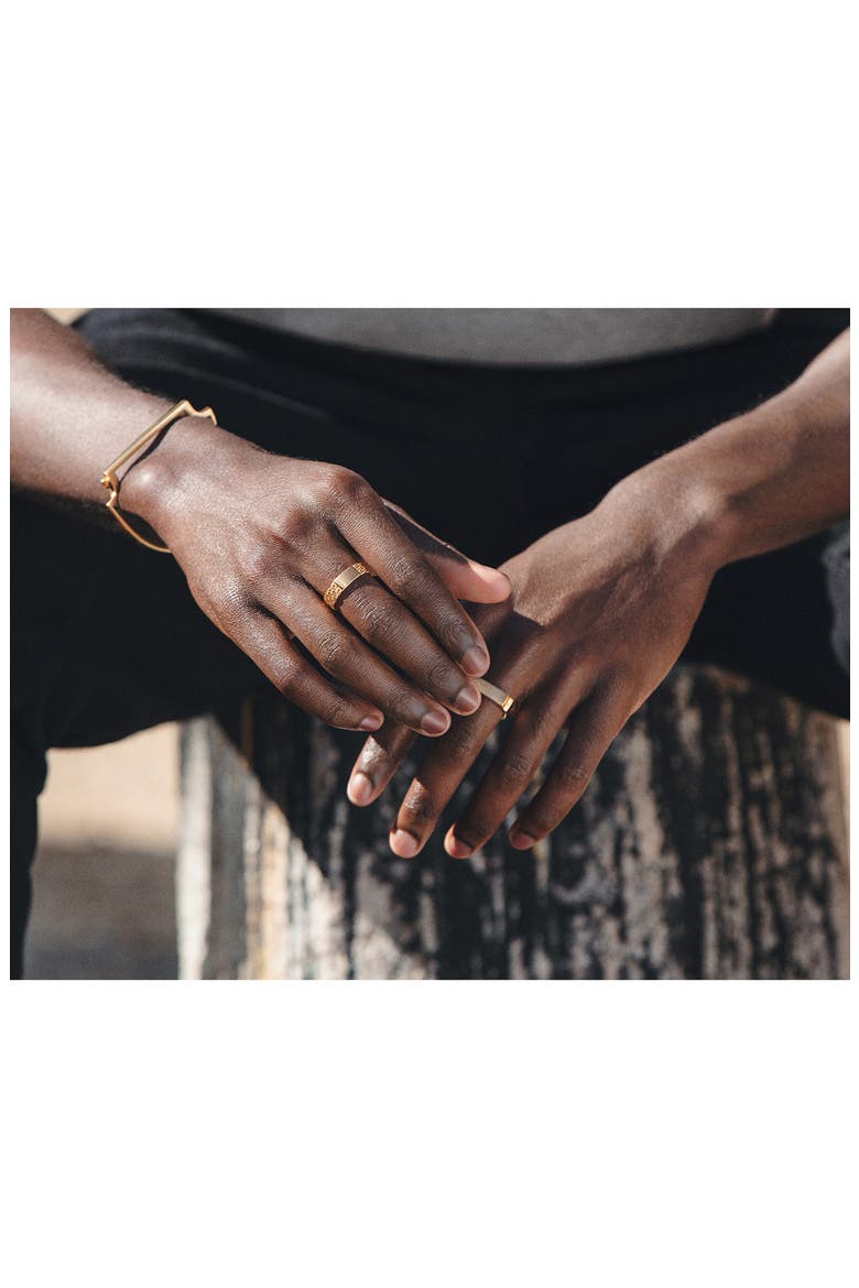 Wide Signature Ring, Alternate, color, DNU/YELLOW GOLD