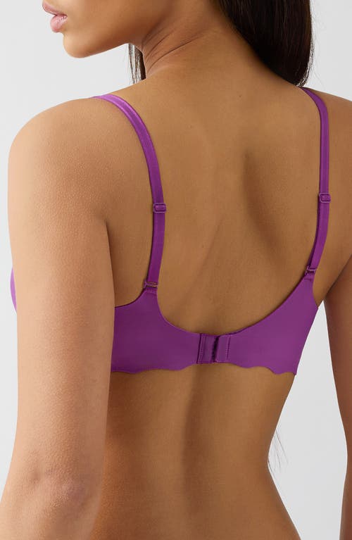 B.tempt'd By Wacoal B.wow'd Wireless Convertible T-shirt Bra In Purple