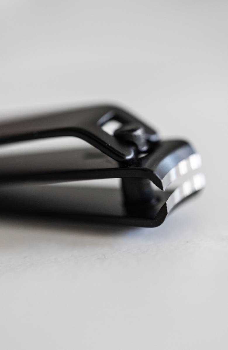 Cleverman Premium Stainless Steel Fingernail and Toenail Clipper Set, Alternate, color, Black