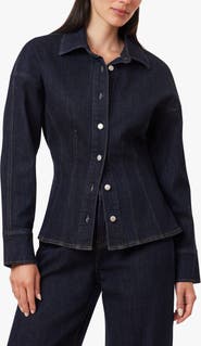 Habitual Seamed Stretch Denim Shirt
