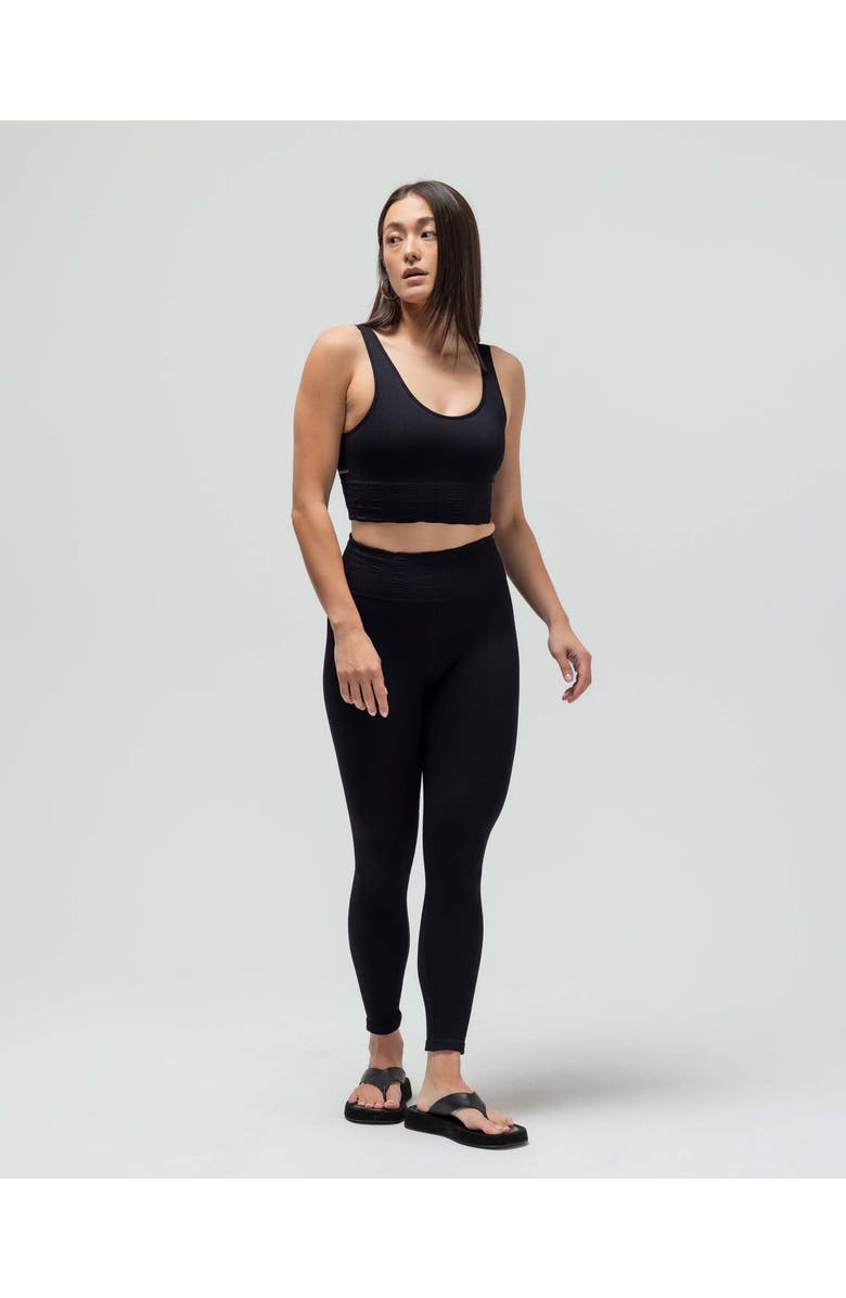 Reformer The V-Neck Sports Bra, Alternate, color, Black