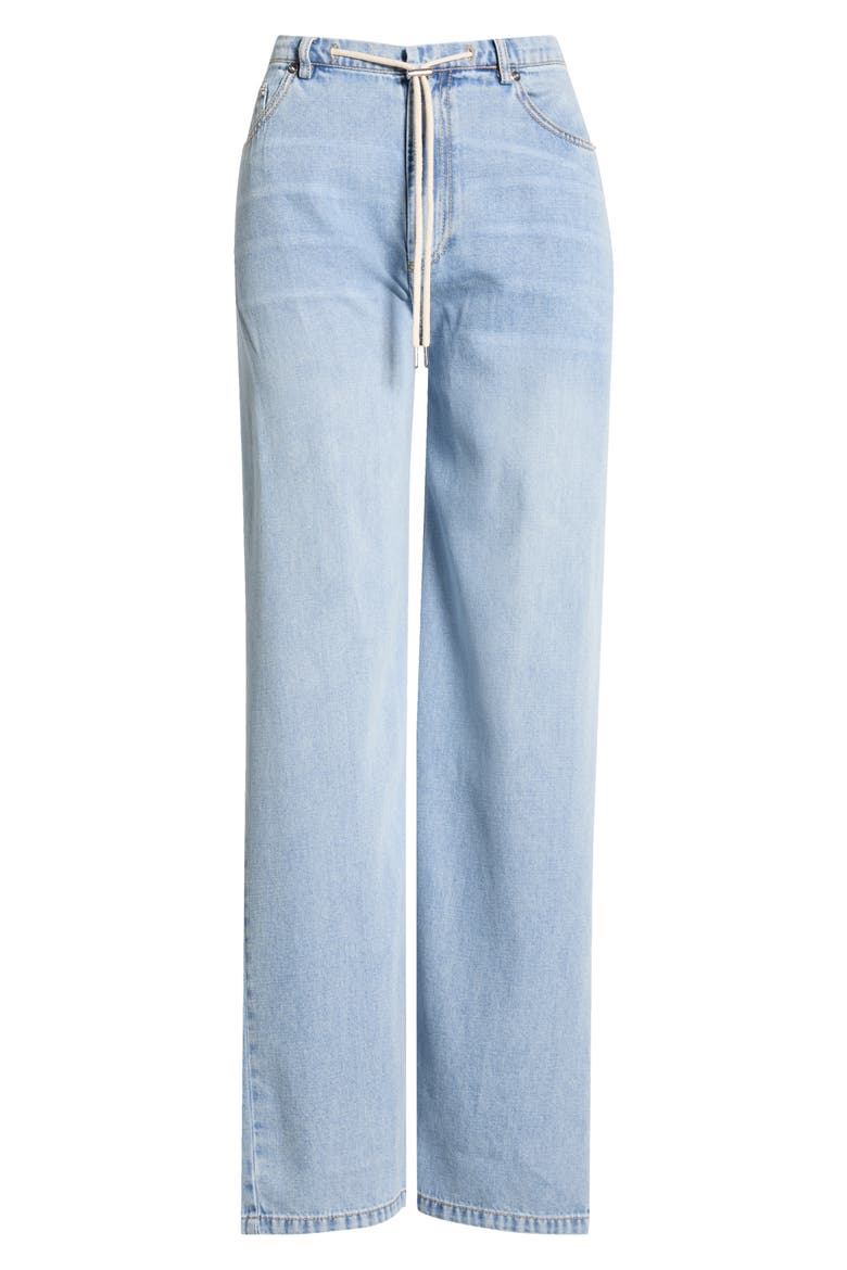 Normandie Straight Leg Jeans, Alternate, color, SUNKISSED BLUE