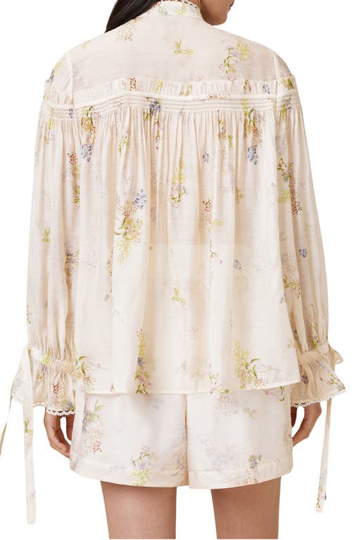 Allsaints Delphine Floral Print Shirt