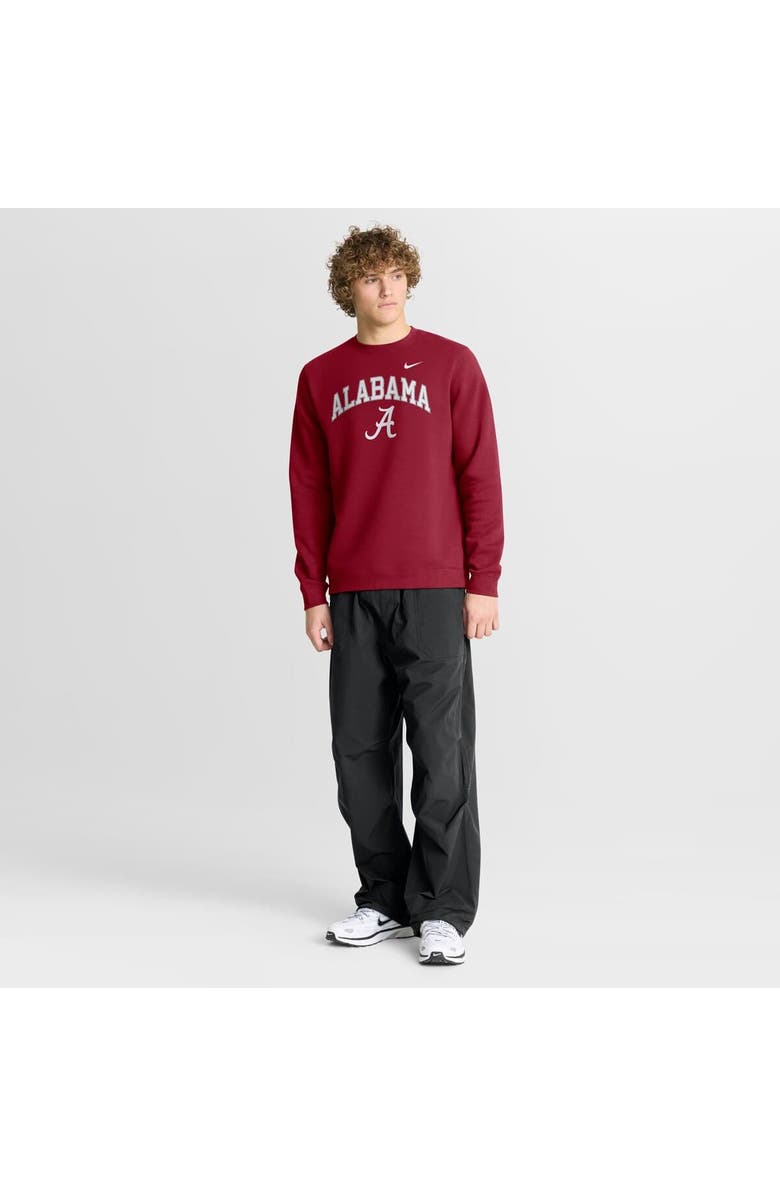 Nike Men's Nike Crimson Alabama Crimson Tide Arch Pullover Sweatshirt, Alternate, color, Crimson