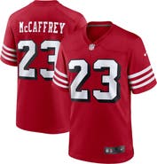 Nike Men's Nike Christian McCaffrey Scarlet San Francisco 49ers Alternate Game Player Jersey