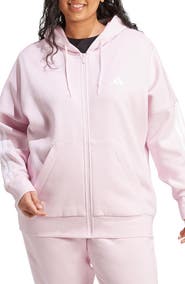 adidas 3-Stripes Fleece Zip Hoodie