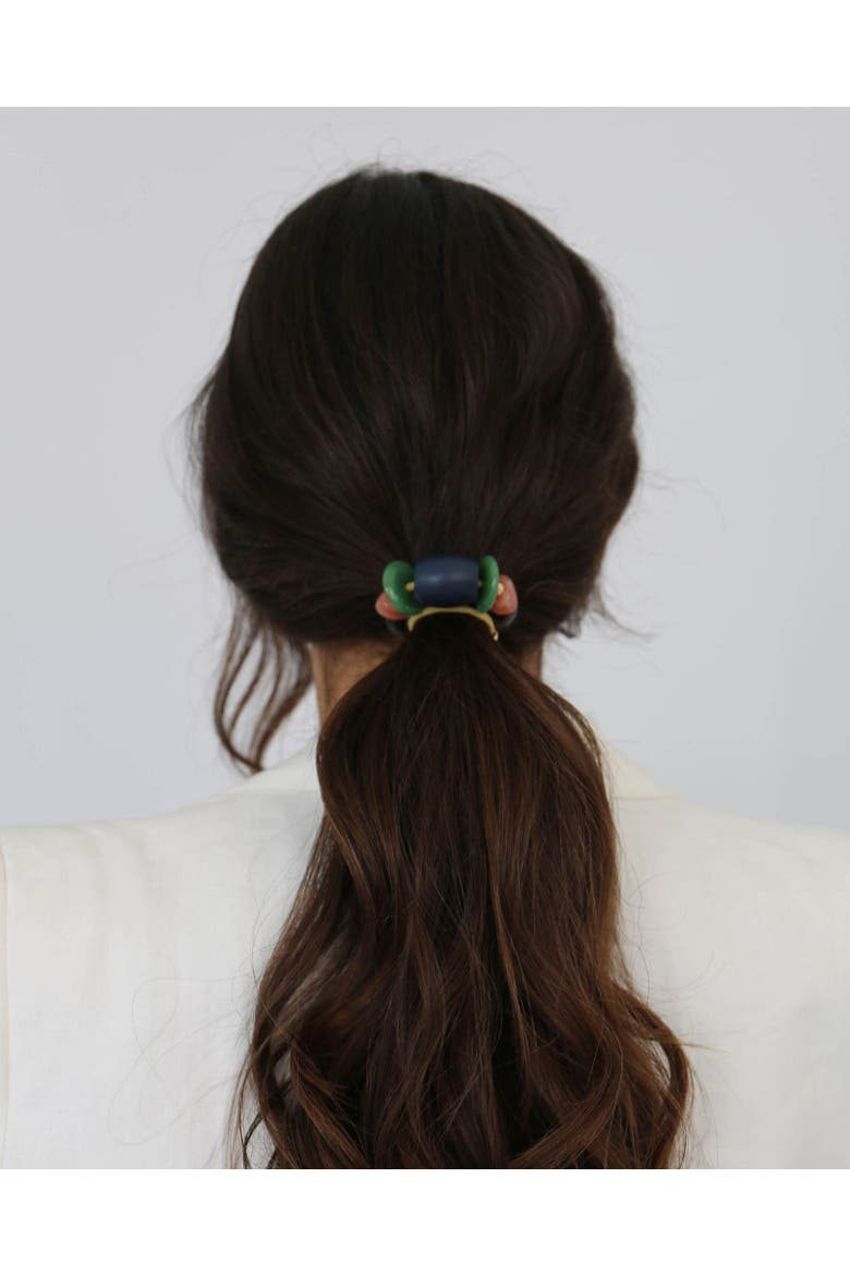 Melon Capsule Bracelet Hairtie, Alternate, color, Prussian Blue