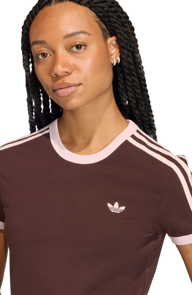 adidas Originals Adicolor 3-Stripes Slim T-Shirt, Alternate, color, 