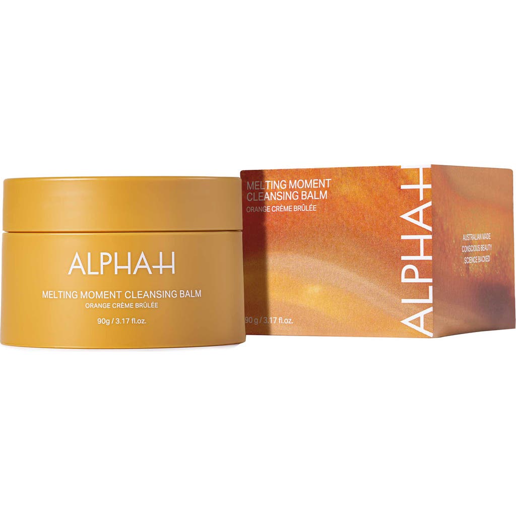 Alpha-h Melting Moment Orange Crème Brûlée Cleansing Balm In Transparent