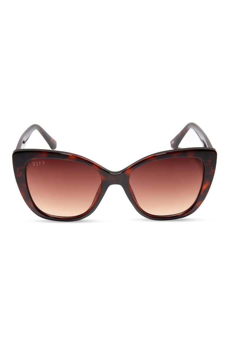 54mm Square Sunglasses, Main, color, BROWN GRADIENT