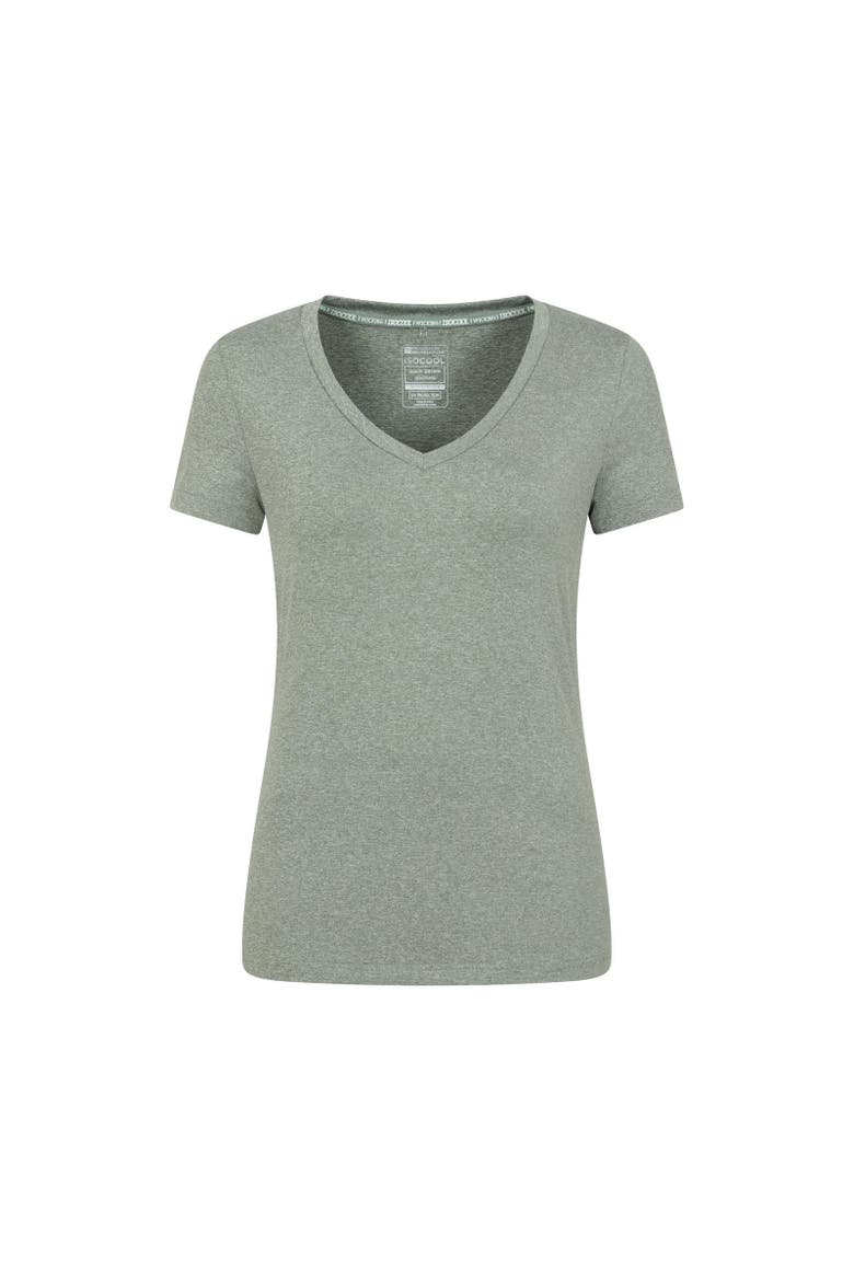 Vitality V Neck T-Shirt, Main, color, Khaki Green