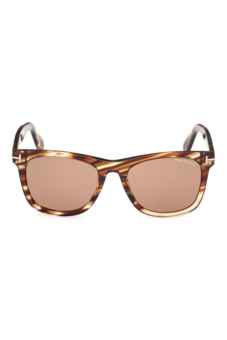 52mm Square Sunglasses, Main, color, COLORED HAVANA / BROWN