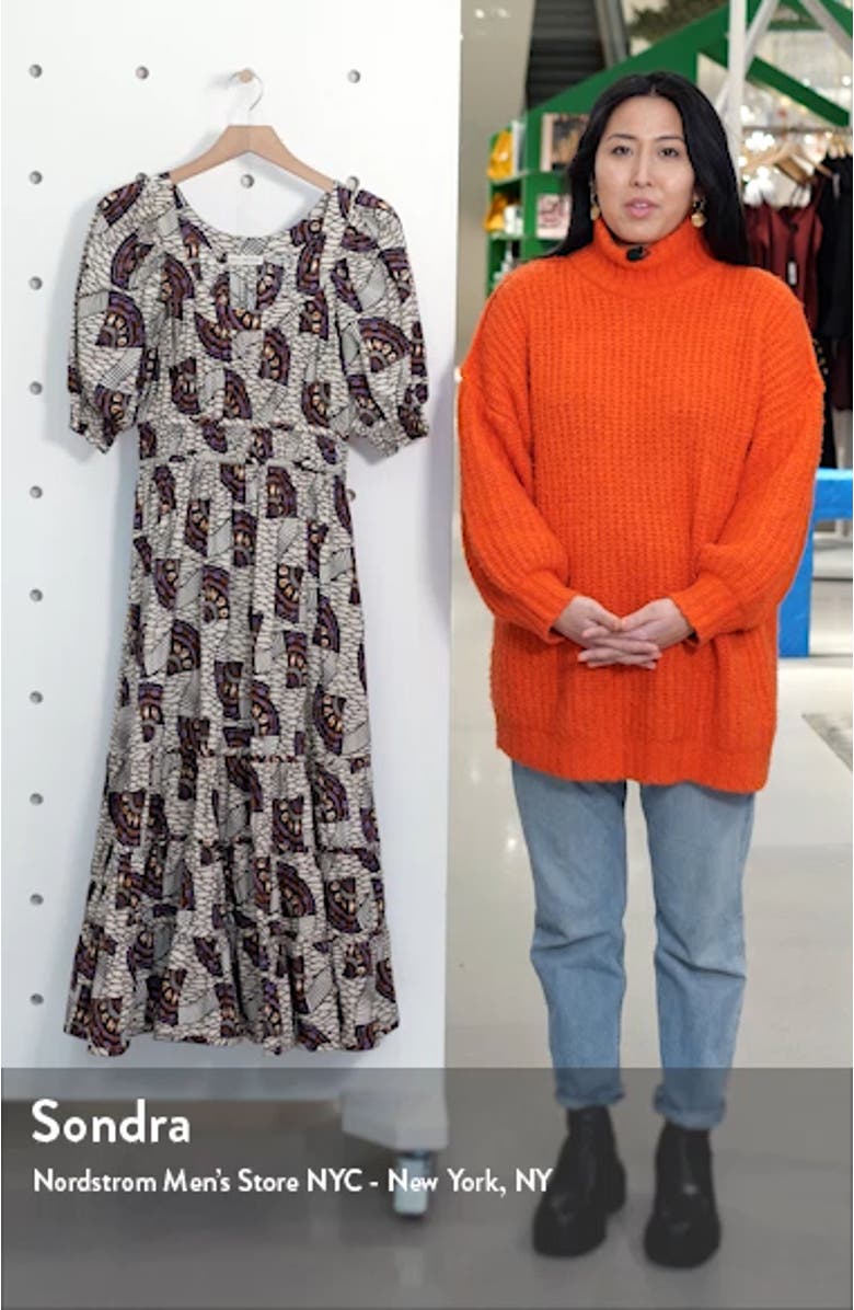 Juniper Puff Sleeve Midi Dress, sales video thumbnail