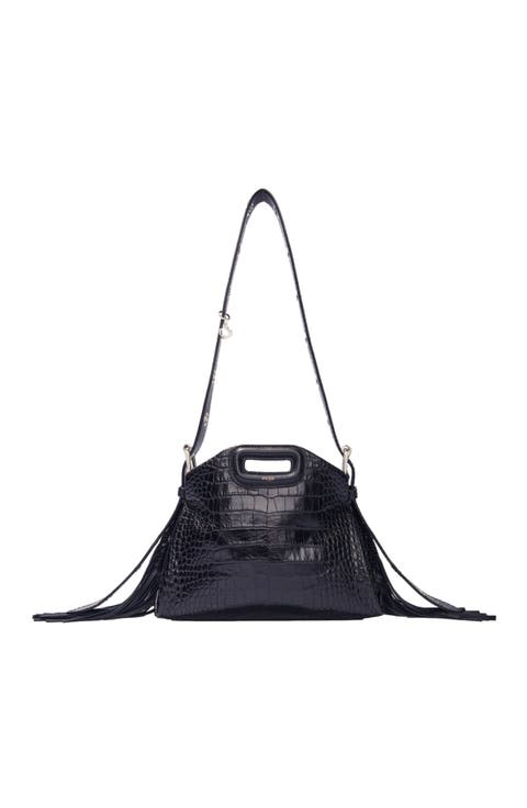 Miss M mini embossed leather bag