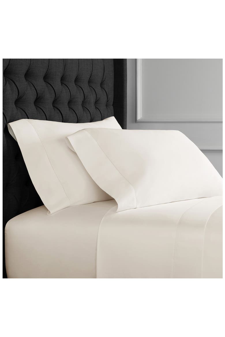 1000 Thread Count Hemstitch Sheet Set with Extra Pillowcases, Alternate, color, IVORY