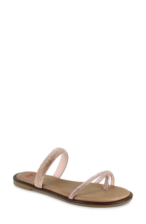 Alicante Crystal Slide Sandal (Women)