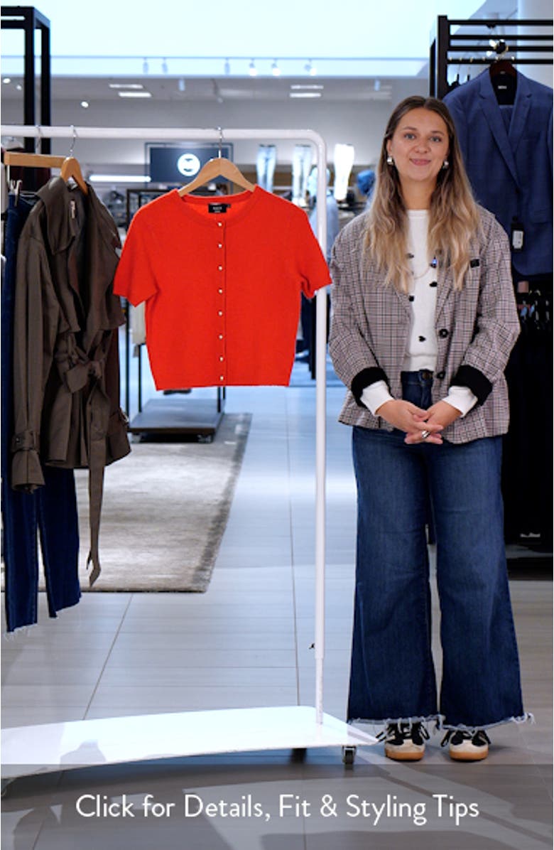 Ruby Short Sleeve Cardigan, sales video thumbnail