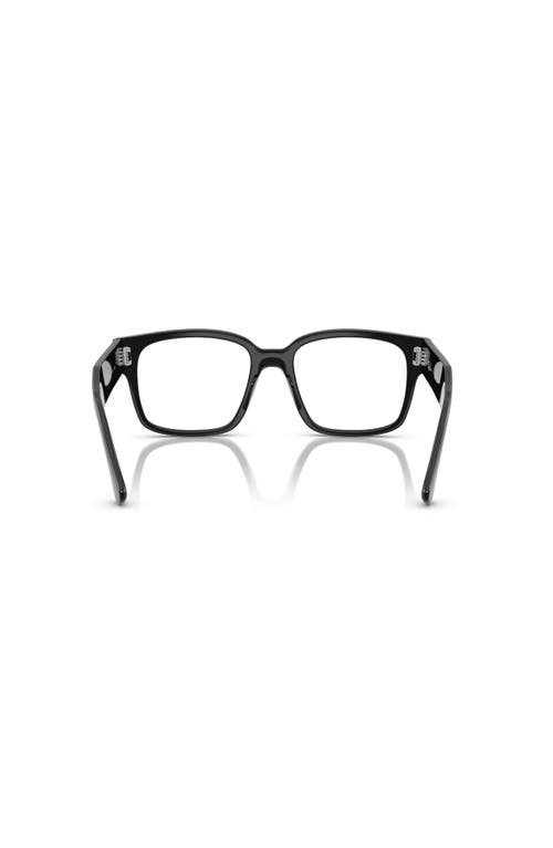 Ray Ban Ray-ban 51mm Square Optical Glasses In Black