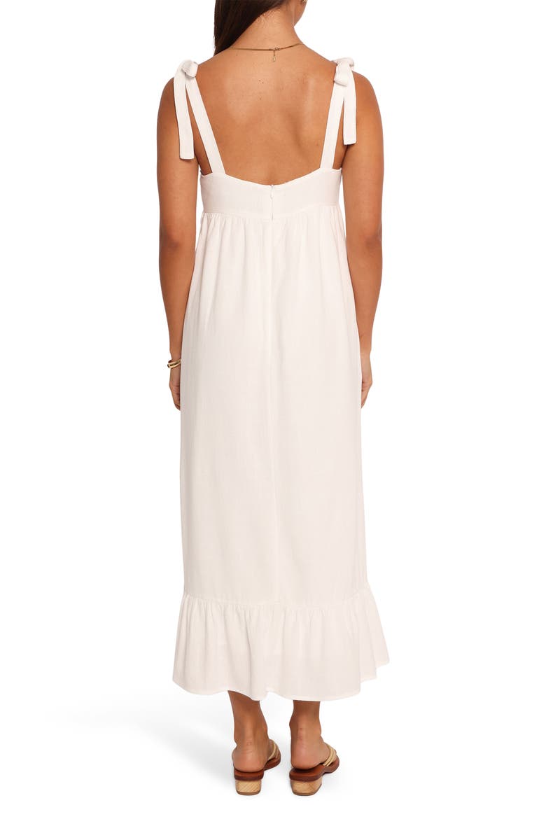 Edison Bow Strap Sundress, Alternate, color, WHITE