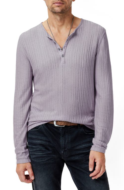 JOHN VARVATOS JOHN VARVATOS ARAUJO REGULAR FIT RIB HENLEY