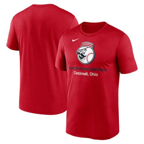 Men's Nike Red Cincinnati Reds Stadium Legend Performance T-Shirt
