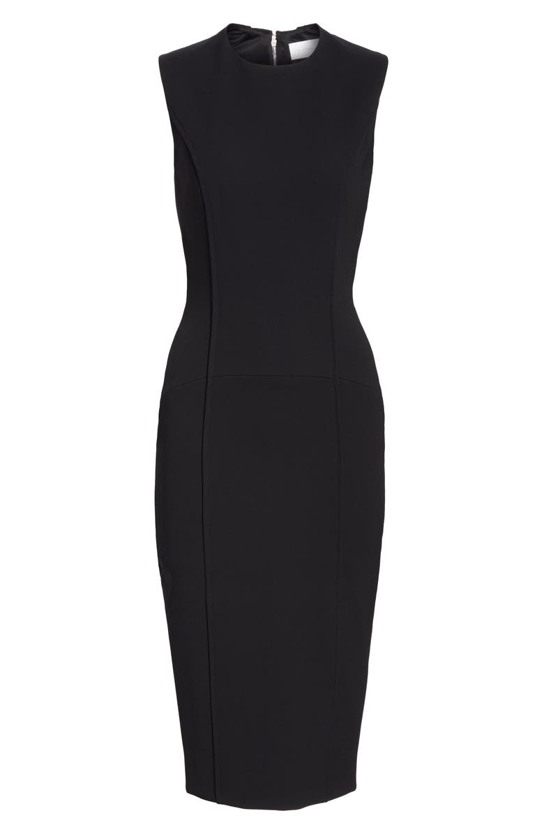 Victoria Beckham Back Zip Body-Con Dress, Alternate, color, 