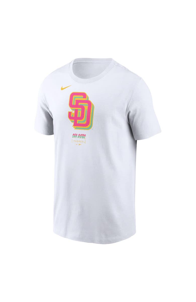 Nike Men's Nike White San Diego Padres City Connect Large Logo T-Shirt, Alternate, color, White