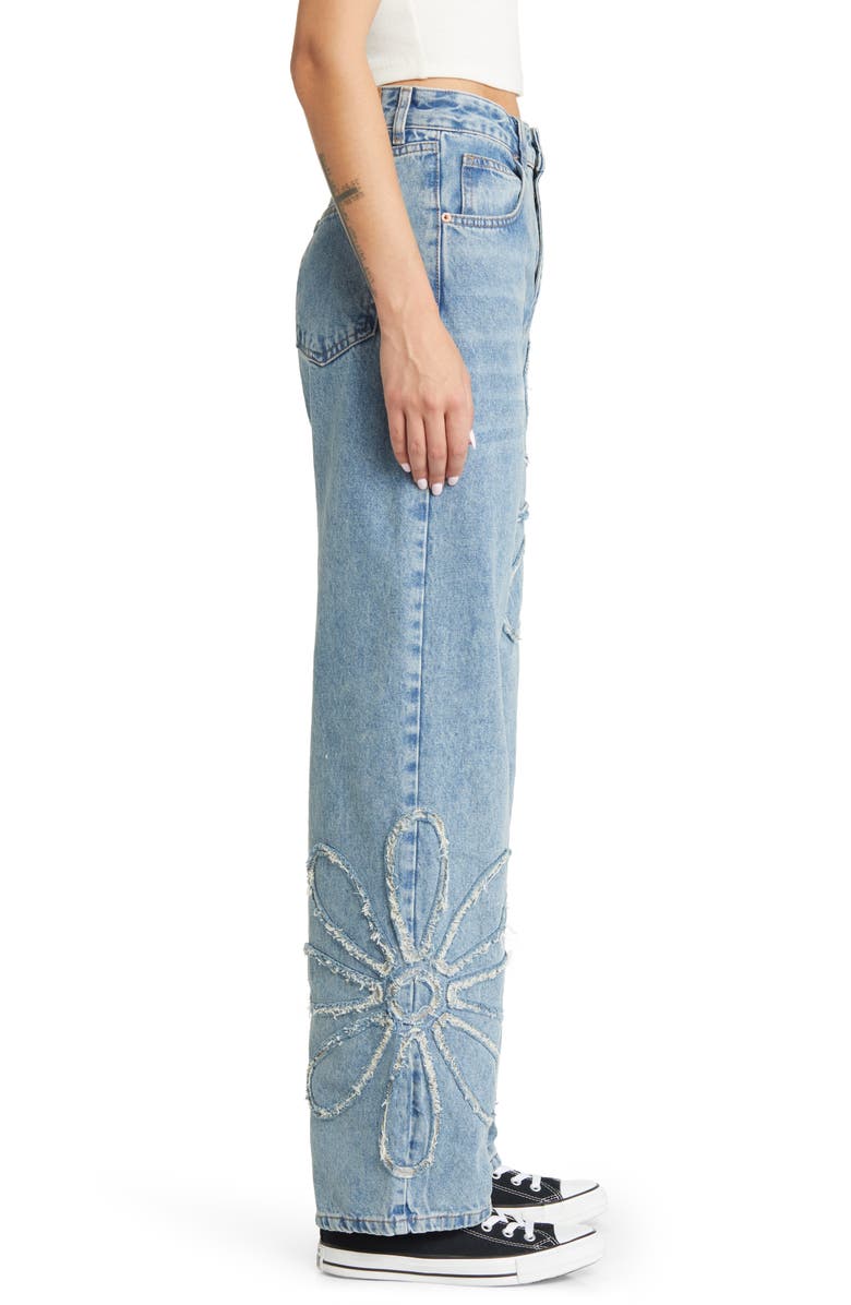 BDG Urban Outfitters Patchwork Flower Boyfriend Jeans, Alternate, color,