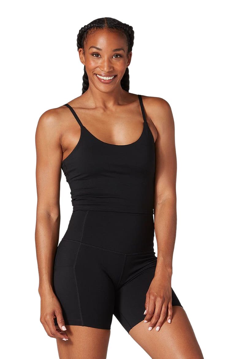 Cami Bra, Alternate, color, EBONY