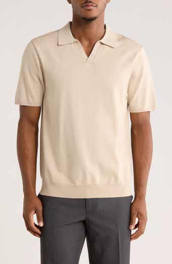 M Magaschoni Johnny Collar Short Sleeve Polo
