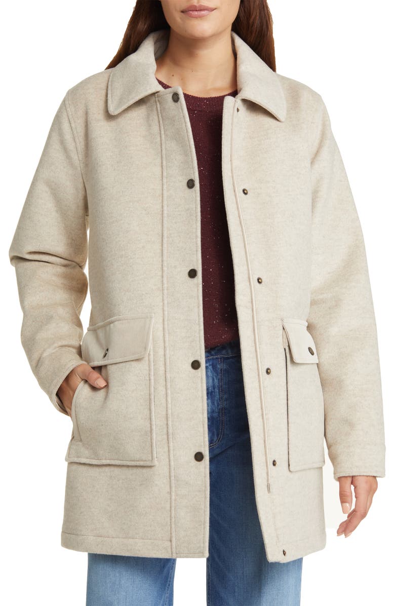 Pendleton Maple Creek Club Collar Wool Blend Coat, Alternate, color, 