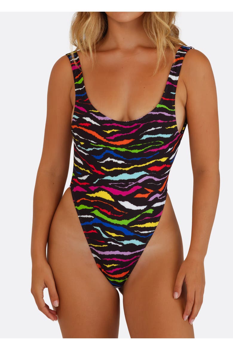 Nolita One Piece Swimsuit, Main, color, Tiger Print