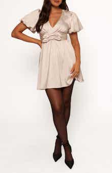Petal & Pup Everton Textured Satin Minidress