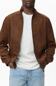 MANGO Faux Suede Jacket