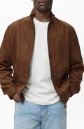 MANGO Faux Suede Jacket