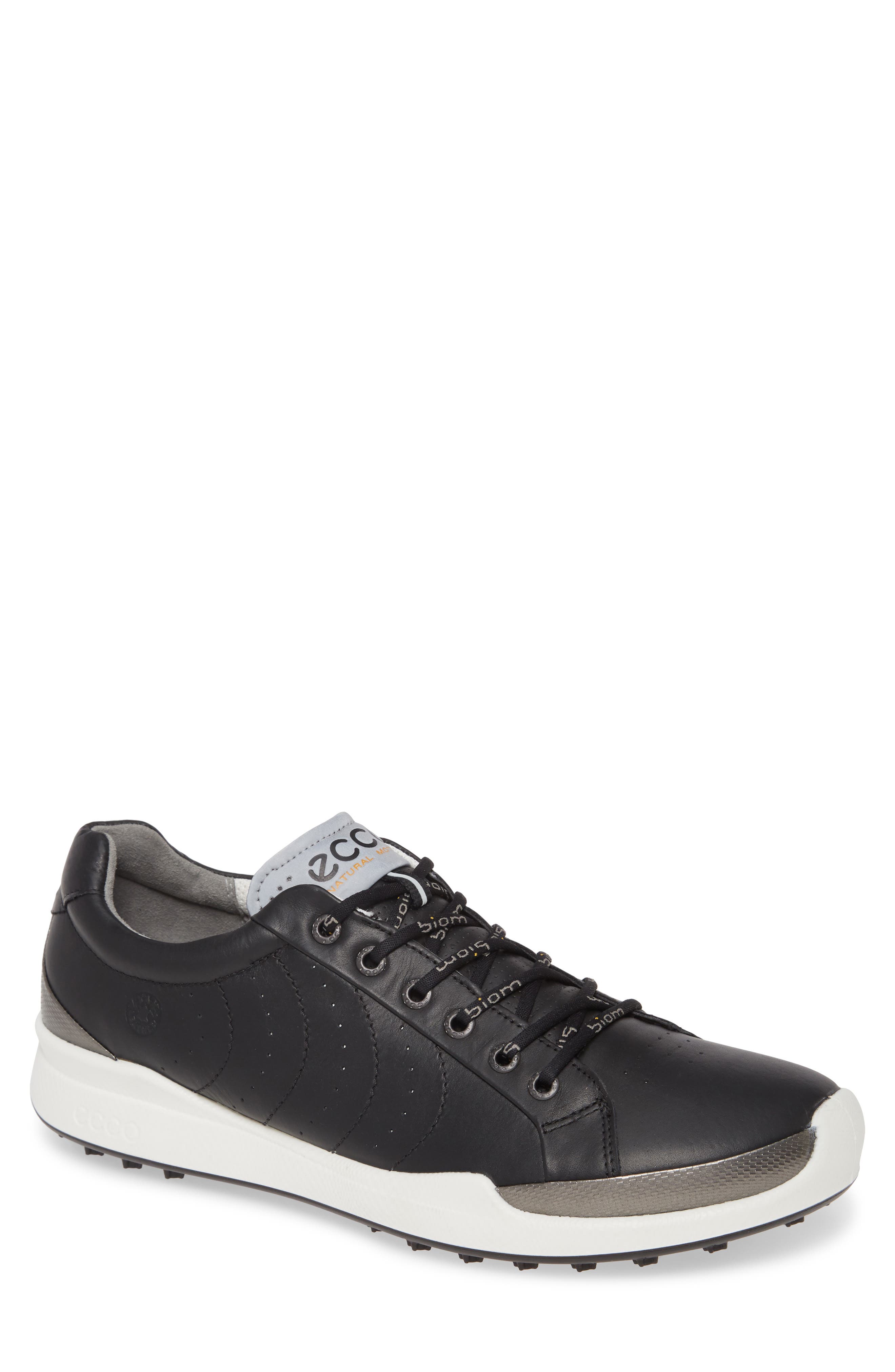 'Biom Hybrid' Golf Shoe, Main, color, BLACK LEATHER