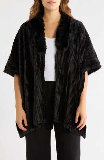Faux Fur Tunic Poncho
