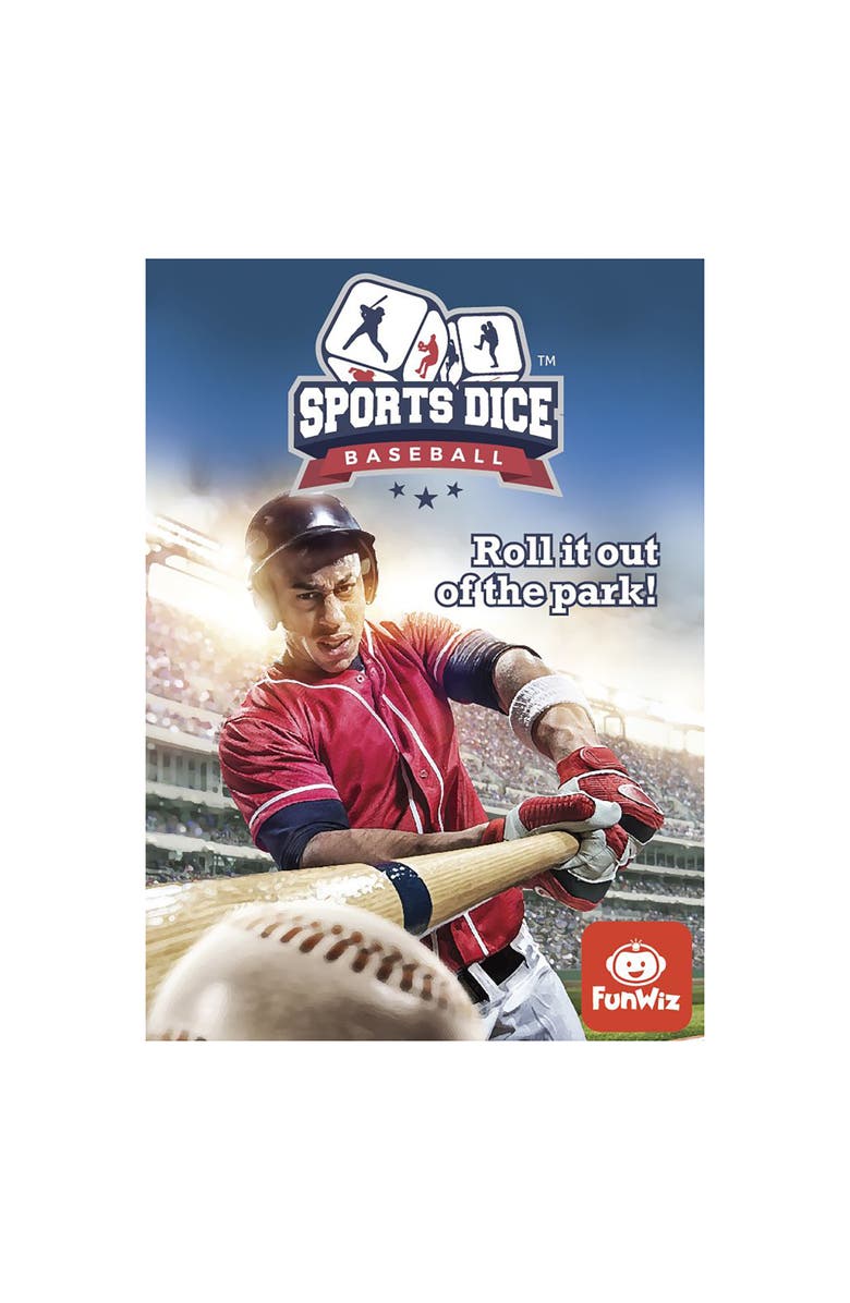 FoxMind Games Sports Dice, Baseball Roll it out of the Park, Alternate, color, Multicolored