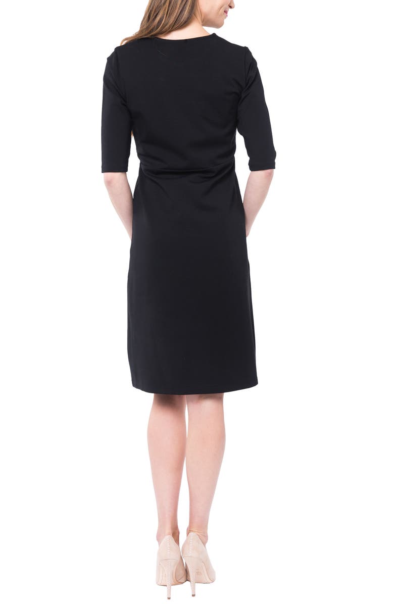 Nom Maternity Valentina Ponté Knit Maternity/Nursing Dress, Alternate, color,