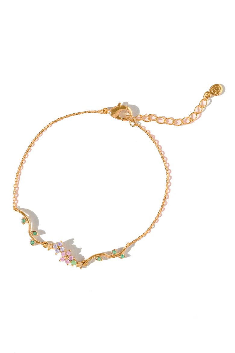Garden Bloom Bracelet, Main, color, GOLD
