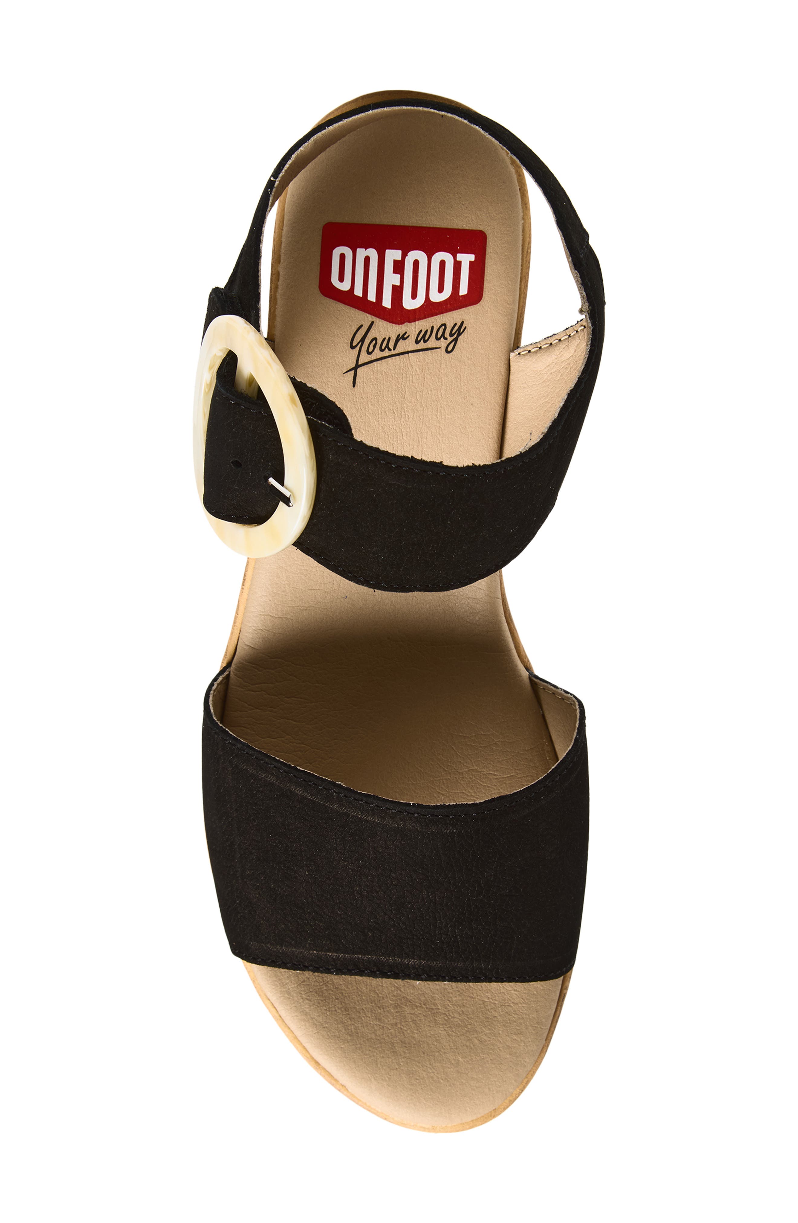 On Foot Boticelli Platform Sandal, Alternate, color, Black