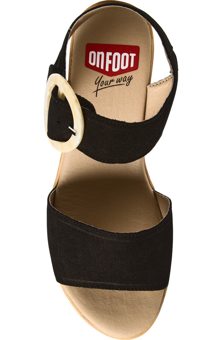 On Foot Boticelli Platform Sandal, Alternate, color, Black