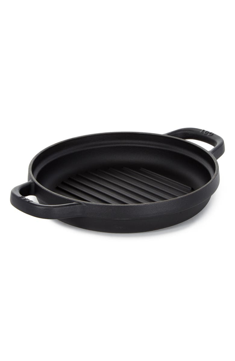 BergHOFF Leo Graphite Cast Iron Grill Pan, Main, color, Black