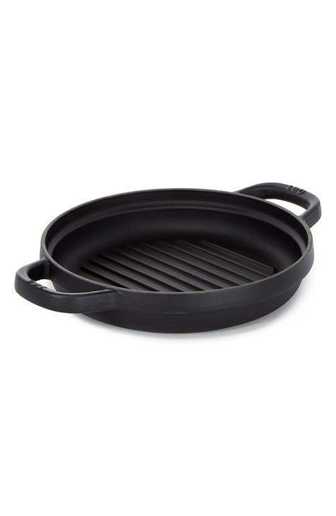 Leo Graphite Cast Iron Grill Pan