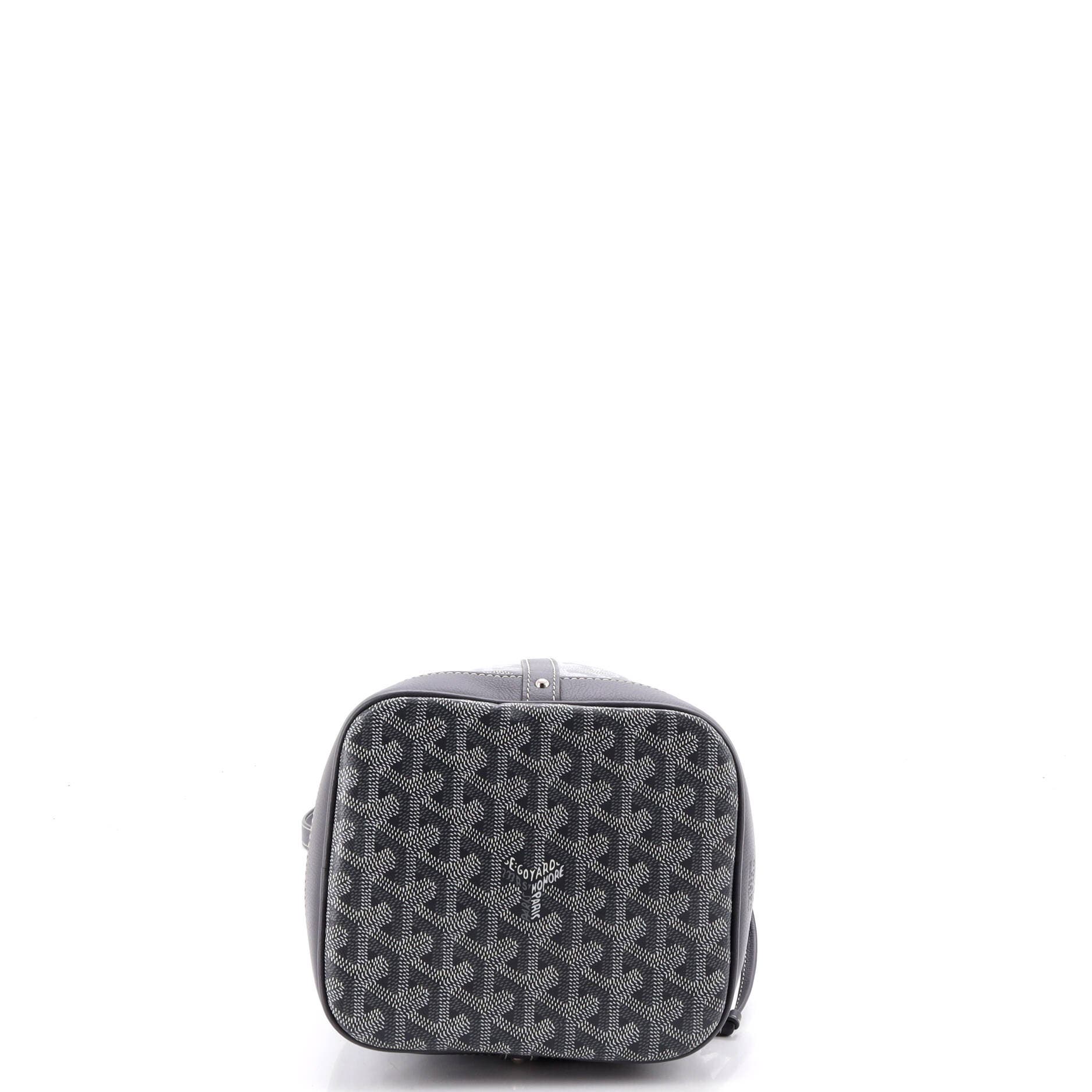 Petit Flot Bucket Bag Coated Canvas PM, Alternate, color, Grey