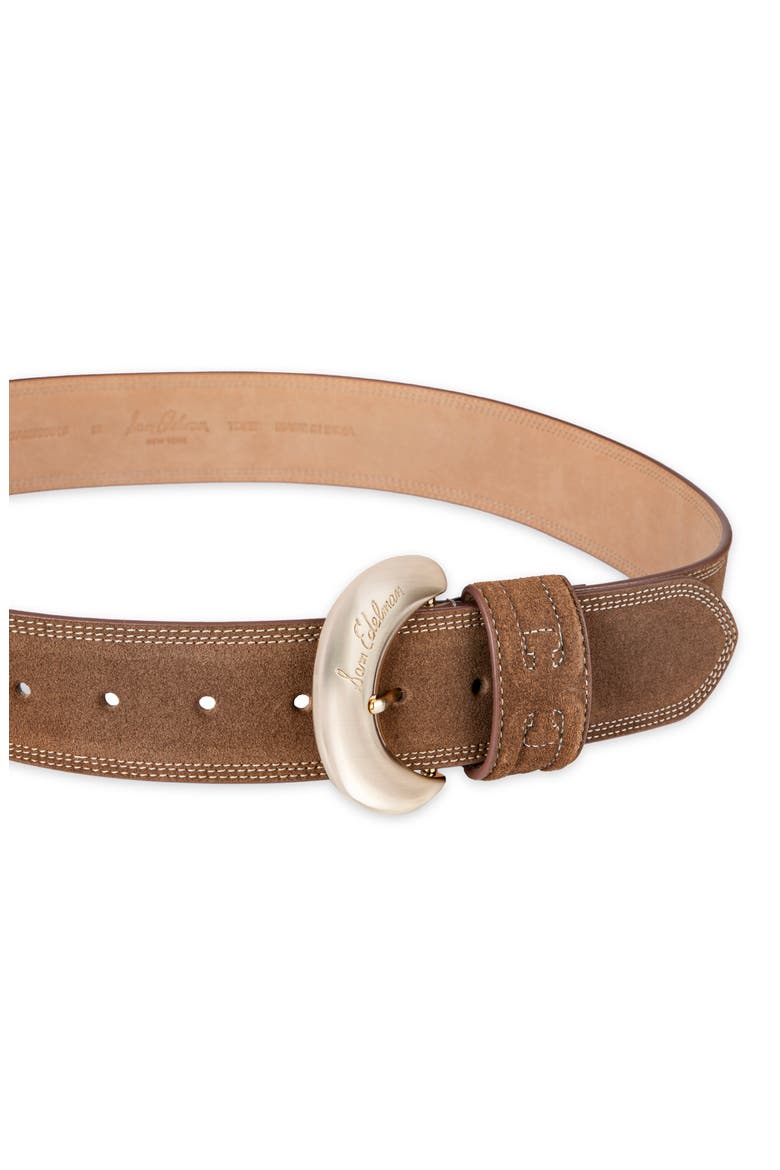 Organic Buckle Leather Belt, Alternate, color, TAN
