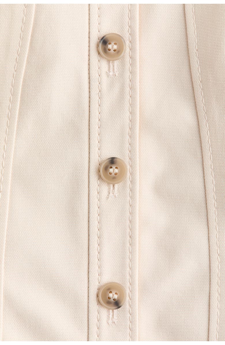 H&M Fitted vest, Alternate, color, Light Beige